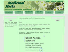 Tablet Screenshot of plantsmedicinal.com